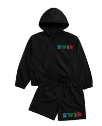 Colorful Windbreaker Set