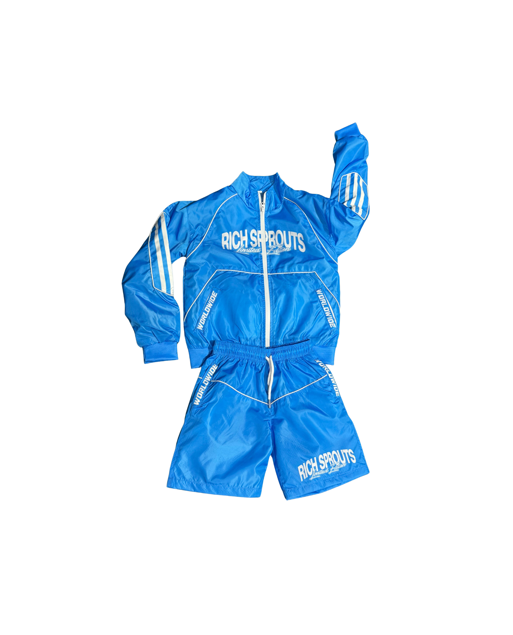 Rich Sprouts windbreaker short sets